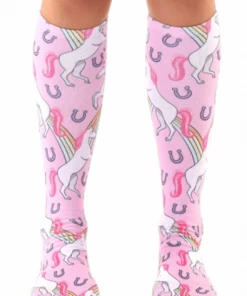 Living Royal What's New Unicorns And Rainbows Knee High Socks