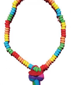 Hott Products Rainbow Cock Candy Necklace