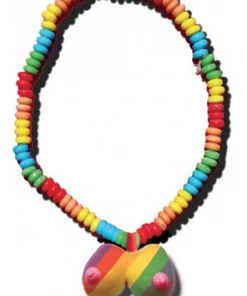 Hott Products Rainbow Boobie Candy Necklace