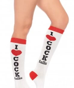 Legs Avenue I Heart Cocktails Knee Sock