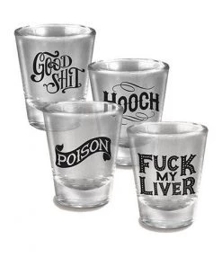 Trixie And Milo What's New Sloshed Shot Glass Set