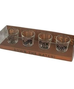Trixie And Milo What's New Sloshed Shot Glass Set