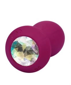 California Exotic Novelties Power Gem Vibrating Crystal Probe In Purple