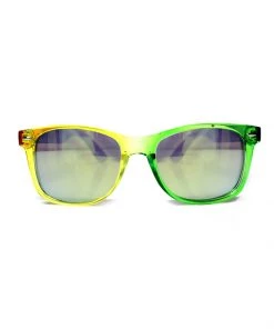 GloFx What's New Gold Mirror Diffraction Glasses In Transparent Rainbow