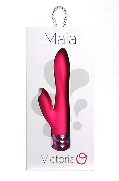 Maia Toys Victoria Silicone Dual Vibe In Neon Pink What's New 3 Maia Toys Victoria Silicone Dual Vibe In Neon Pink What's New