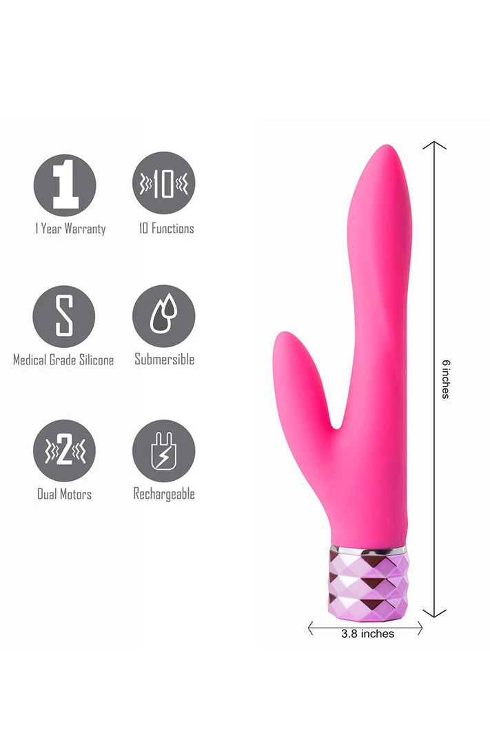 Maia Toys Victoria Silicone Dual Vibe In Neon Pink What's New 2 Maia Toys Victoria Silicone Dual Vibe In Neon Pink What's New