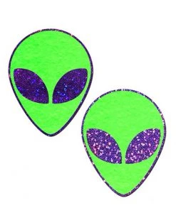 Pastease Brand Pasties Glow In The Dark Alien Pasties