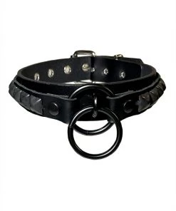 Funk Plus What's New Black Studded BDSM Collar