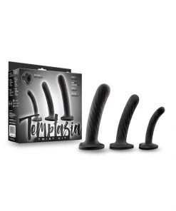 Blush Novelties Set Of 3 Temptasia Twist Silicone Dildos