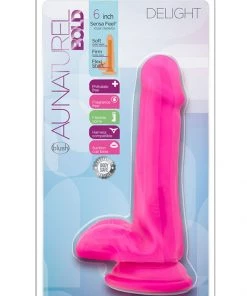 Blush Novelties Au Natural Delight 6 Inch Pink Dildo What's New