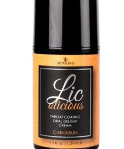 Sensuva What's New Lic-O-Licious Oral Delight Cream In Cinnabun