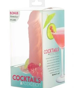 BMS Enterprise Peach Bellini Cocktails 5.5 Inch Silicone Dildo