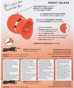 California Exotic Novelties French Kiss Sweet Talker What's New