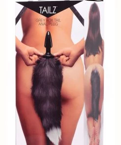 XR Brands Grey Fox Tail Butt Plug What's New
