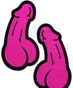 Pastease Brand Pasties Neon Pink Dick Pasties What's New