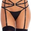* What's New Strappy Rhinestone Garter