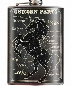 Trixie And Milo What's New Unicorn Parts Flask