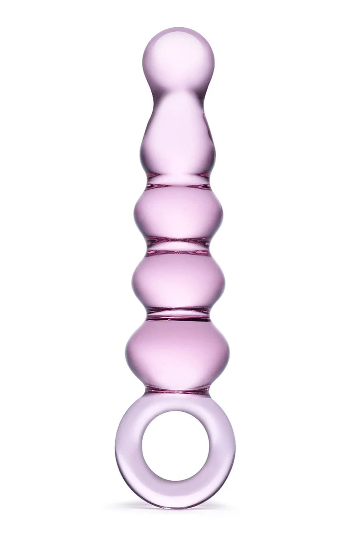 NS Novelties What's New Quintessence Glass Beaded Anal Slider 1 NS Novelties What's New Quintessence Glass Beaded Anal Slider