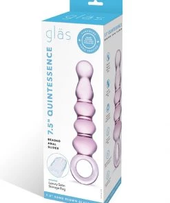 NS Novelties What's New Quintessence Glass Beaded Anal Slider 5 NS Novelties What's New Quintessence Glass Beaded Anal Slider