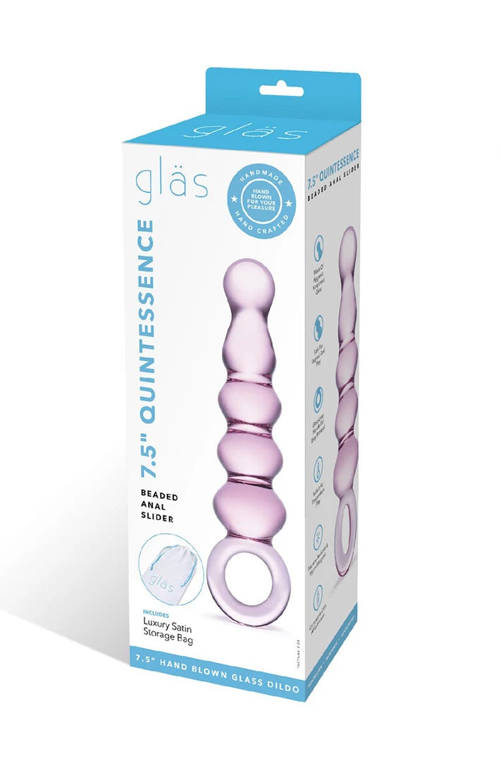 NS Novelties What's New Quintessence Glass Beaded Anal Slider 3 NS Novelties What's New Quintessence Glass Beaded Anal Slider