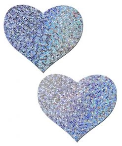 Pastease Brand Pasties What's New Silver Glitter Heart