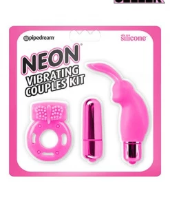Pipedream Products What's New Neon Vibrating Couples Kit In Pink