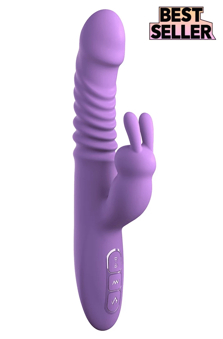 Pipedream Products What's New Fantasy For Her Her Thrusting Silicone Rabbit 1 Pipedream Products What's New Fantasy For Her Her Thrusting Silicone Rabbit