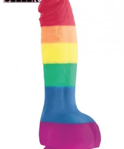 NS Novelties 8" Colours Pride Edition Rainbow Dildo What's New