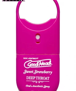 Doc Johnson Good Head To Go Deep Throat Spray In Sweet Strawberry
