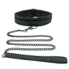 Midnight What's New Lace Collar & Leash In Black