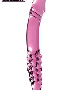 Icicles No 57 Glass Double Dildo In Pink What's New