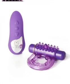 Sensuelle Remote Control Bullet Ring In Purple