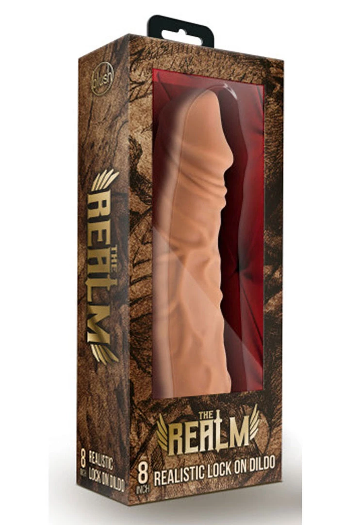 Blush Novelties The Realm - Realistic 8 Inch Lock On Dildo 3 Blush Novelties The Realm - Realistic 8 Inch Lock On Dildo