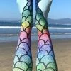 Living Royal Rainbow Mermaid Knee High Socks What's New