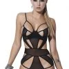 * What's New Sheer Mesh Teddy