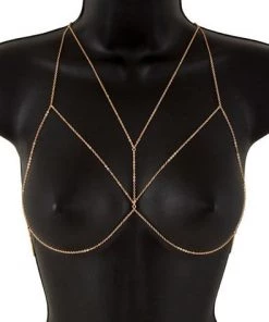 * Metal Body Chain Bra What's New