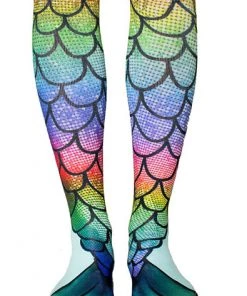 Living Royal Rainbow Mermaid Knee High Socks What's New