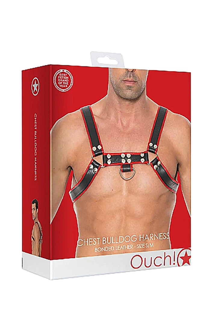 Midnight Black And Red Bulldog Chest Harness What's New 4 Midnight Black And Red Bulldog Chest Harness What's New