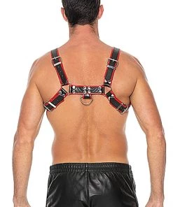 Midnight Black And Red Bulldog Chest Harness What's New