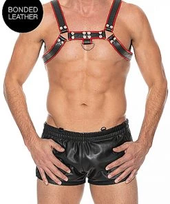 Midnight Black And Red Bulldog Chest Harness What's New