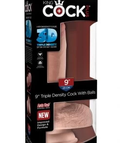 Pipedream Products What's New King Cock Plus Triple Density 9" Cock With Balls