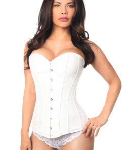 * White Brocade Corset