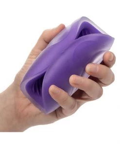 California Exotic Novelties What's New Gripper Ribbed Male Masturbator In Purple